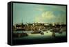 A View of the Hongs-George Chinnery-Framed Stretched Canvas