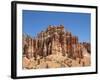 A view of the hoodoos from the Fairyland Trail in Bryce Canyon National Park, Utah-Michael Nolan-Framed Photographic Print