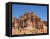 A view of the hoodoos from the Fairyland Trail in Bryce Canyon National Park, Utah-Michael Nolan-Framed Stretched Canvas