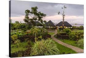 A View of the Hotel Altiplanico on Easter Island (Isla De Pascua), Rapa Nui, Chile, South America-Michael Nolan-Stretched Canvas