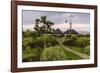 A View of the Hotel Altiplanico on Easter Island (Isla De Pascua), Rapa Nui, Chile, South America-Michael Nolan-Framed Photographic Print