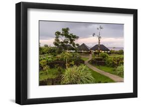 A View of the Hotel Altiplanico on Easter Island (Isla De Pascua), Rapa Nui, Chile, South America-Michael Nolan-Framed Photographic Print