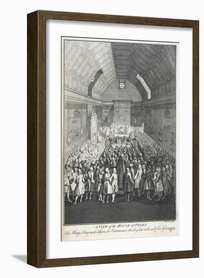 A View of the House of Peers-B. Cole-Framed Giclee Print