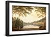 A View of the Lake and Ruins of the Abbey at Painshill, Surrey-G. Barrett-Framed Giclee Print