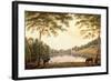 A View of the Lake and Ruins of the Abbey at Painshill, Surrey-G. Barrett-Framed Giclee Print