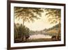 A View of the Lake and Ruins of the Abbey at Painshill, Surrey-G. Barrett-Framed Giclee Print