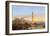 A View of the Lighthouse of Santa Lucia, Naples-Ippolito Caffi-Framed Giclee Print