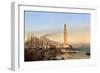 A View of the Lighthouse of Santa Lucia, Naples-Ippolito Caffi-Framed Giclee Print