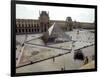 A View of the Louvre Pyramid, and the Southern Wing of the Louvre Building-null-Framed Photographic Print