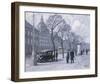 A View of the Magasin du Nord from the Holmens Kanal-Paul Fischer-Framed Giclee Print