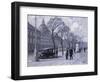 A View of the Magasin du Nord from the Holmens Kanal-Paul Gustav Fischer-Framed Giclee Print