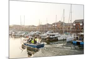 A View of the Marina at Penarth, Glamorgan, Wales, United Kingdom, Europe-Graham Lawrence-Mounted Photographic Print