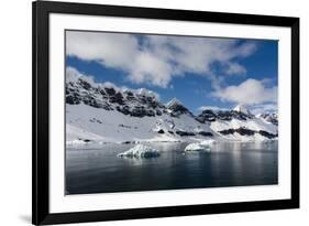 A view of the mountain peaks of Burgerbukta.-Sergio Pitamitz-Framed Photographic Print