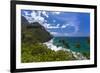 A View of the Na Pali Coast from the Kalalau Trail-Andrew Shoemaker-Framed Photographic Print