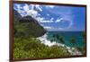 A View of the Na Pali Coast from the Kalalau Trail-Andrew Shoemaker-Framed Photographic Print