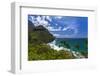 A View of the Na Pali Coast from the Kalalau Trail-Andrew Shoemaker-Framed Photographic Print