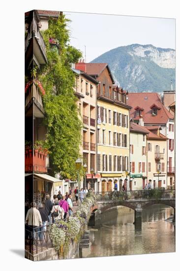 A View of the Old Town of Annecy, Haute-Savoie, France, Europe-Graham Lawrence-Stretched Canvas