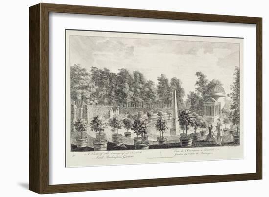 A View of the Orangery, Lord Burlington's Garden at Chiswick-Pieter Andreas Rysbrack-Framed Giclee Print