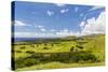 A View of the Outskirts of Hanga Roa, Rapa Nui National Park, Easter Island (Isla De Pascua)-Michael Nolan-Stretched Canvas