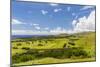 A View of the Outskirts of Hanga Roa, Rapa Nui National Park, Easter Island (Isla De Pascua)-Michael Nolan-Mounted Photographic Print