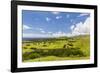 A View of the Outskirts of Hanga Roa, Rapa Nui National Park, Easter Island (Isla De Pascua)-Michael Nolan-Framed Photographic Print