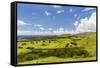 A View of the Outskirts of Hanga Roa, Rapa Nui National Park, Easter Island (Isla De Pascua)-Michael Nolan-Framed Stretched Canvas