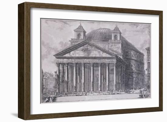 A View of the Pantheon, Rome, 1761-1768-John Corbet Anderson-Framed Giclee Print