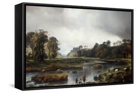 A View of the Park of Seaton, Scotland, 1840-Theodore Gudin-Framed Stretched Canvas