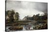 A View of the Park of Seaton, Scotland, 1840-Theodore Gudin-Stretched Canvas