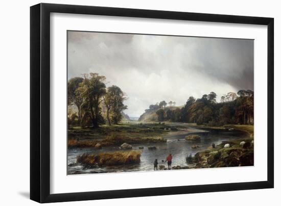 A View of the Park of Seaton, Scotland, 1840-Theodore Gudin-Framed Premium Giclee Print