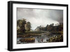 A View of the Park of Seaton, Scotland, 1840-Theodore Gudin-Framed Giclee Print