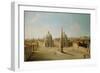 A View of the Piazza Del Popolo-Antonio Joli-Framed Giclee Print