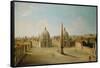 A View of the Piazza Del Popolo-Antonio Joli-Framed Stretched Canvas