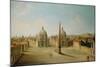 A View of the Piazza Del Popolo-Antonio Joli-Mounted Giclee Print