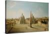 A View of the Piazza Del Popolo-Antonio Joli-Stretched Canvas