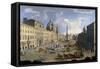 A View of the Piazza Navona in Rome-Gaspar van Wittel-Framed Stretched Canvas