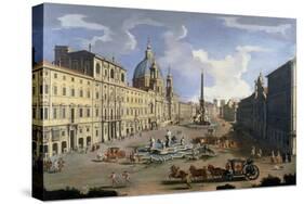 A View of the Piazza Navona in Rome-Gaspar van Wittel-Stretched Canvas
