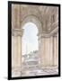 A View of the Piazza San Pietro-Giacomo Quarenghi-Framed Giclee Print