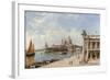 A View of the Piazzetta and Santa Maria della Salute, Venice-Antonietta Brandeis-Framed Giclee Print