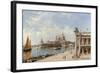 A View of the Piazzetta and Santa Maria della Salute, Venice-Antonietta Brandeis-Framed Giclee Print