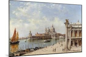 A View of the Piazzetta and Santa Maria della Salute, Venice-Antonietta Brandeis-Mounted Giclee Print