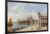 A View of the Piazzetta and Santa Maria della Salute, Venice-Antonietta Brandeis-Framed Giclee Print