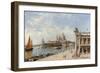 A View of the Piazzetta and Santa Maria della Salute, Venice-Antonietta Brandeis-Framed Giclee Print