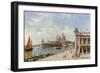 A View of the Piazzetta and Santa Maria della Salute, Venice-Antonietta Brandeis-Framed Giclee Print