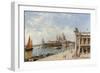 A View of the Piazzetta and Santa Maria della Salute, Venice-Antonietta Brandeis-Framed Giclee Print