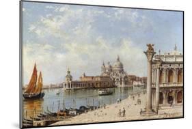 A View of the Piazzetta and Santa Maria della Salute, Venice-Antonietta Brandeis-Mounted Giclee Print
