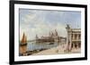 A View of the Piazzetta and Santa Maria della Salute, Venice-Antonietta Brandeis-Framed Giclee Print