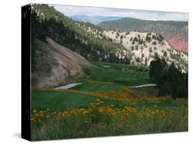 a View of the Picturesque Par-5 13th Hole at Ironbridge Golf Club-John Marshall-Stretched Canvas