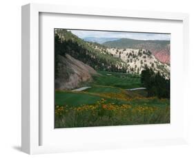 a View of the Picturesque Par-5 13th Hole at Ironbridge Golf Club-John Marshall-Framed Photographic Print