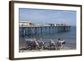 A View of the Pier, Teignmouth, Devon, England, United Kingdom, Europe-James Emmerson-Framed Photographic Print